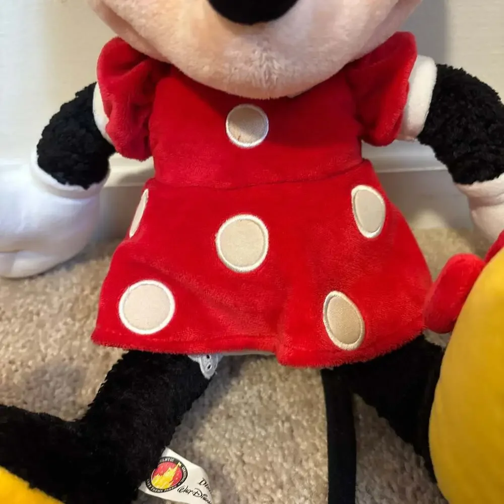 Authentic Disneyland Disney World Stuffed Minnie Mouse 24